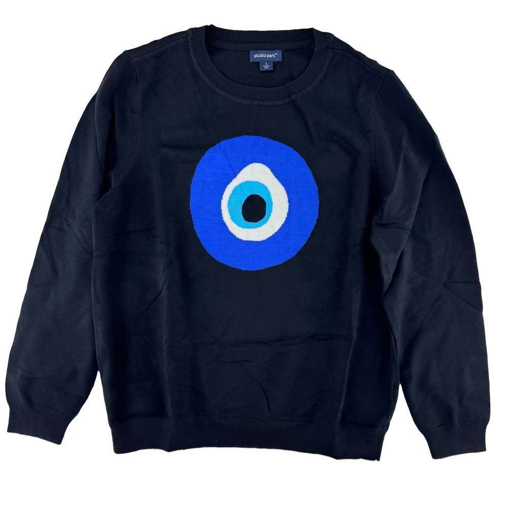Studio Park x Alberti Popaj Icon Sweater Size Large Evil Eye